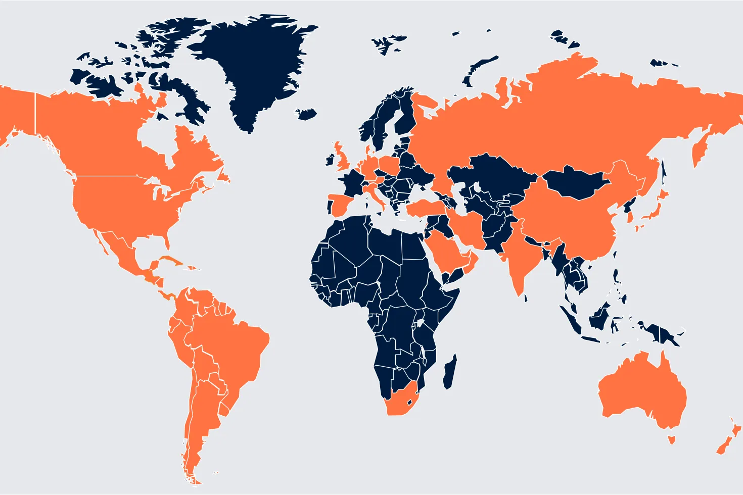 TNM national and regional committees map